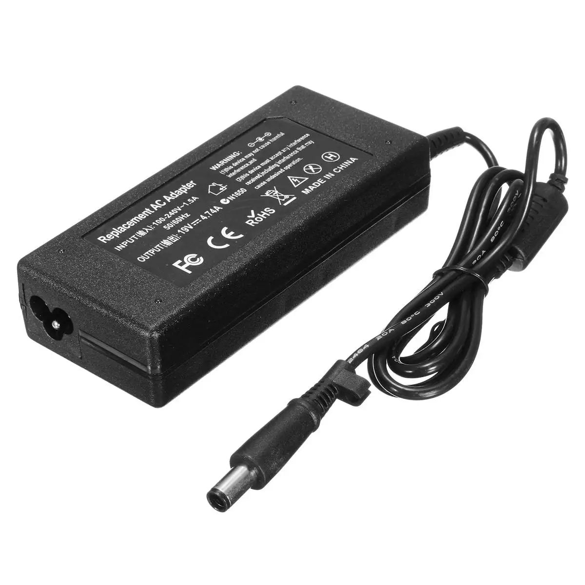 

19V 4.74A 90W AC Power Supply Adapter for HP for Compaq for Presario Notebook Power Laptop Adapter 7.4x5.0 Port Jack Socket