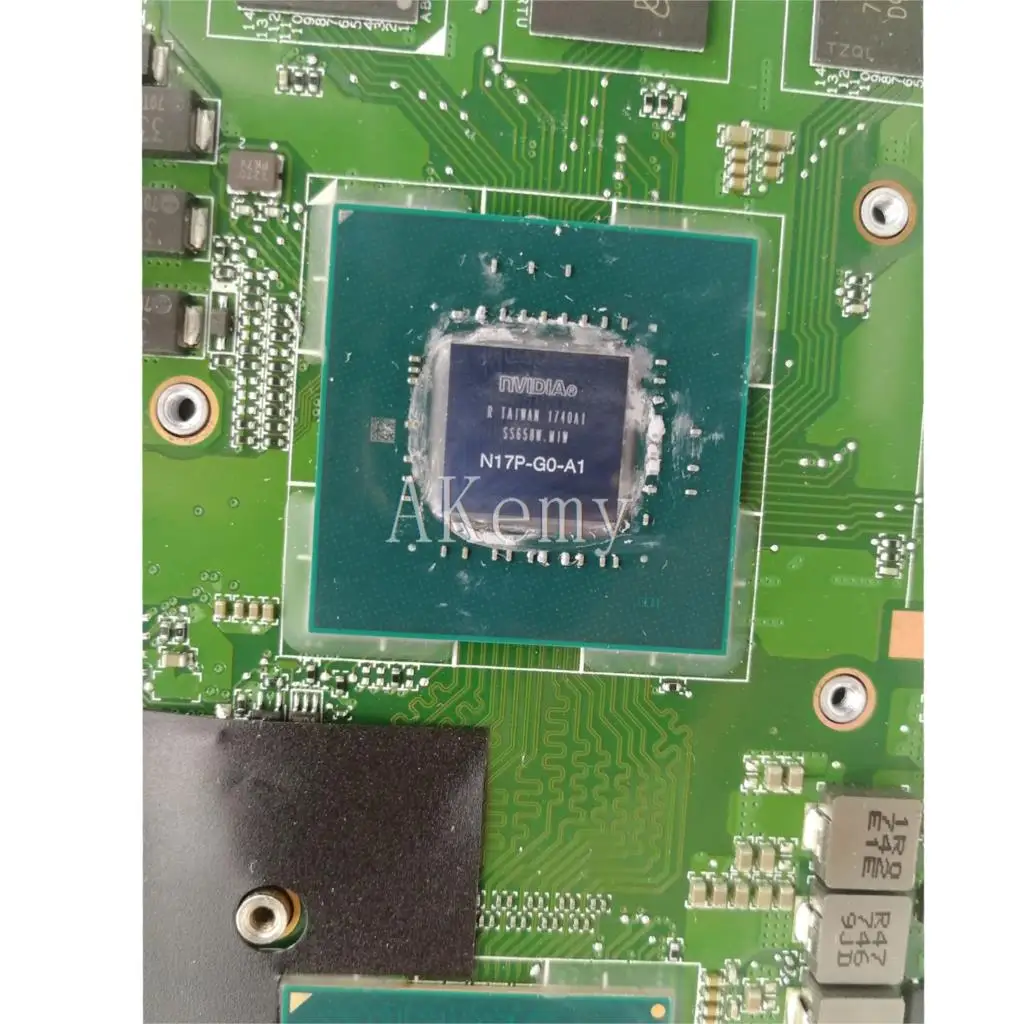 DA0BKLMBAB0 материнская плата для ноутбука ASUS TUF Gaming FX503VM тест оригинальная материнская плата I7-7700HQ GTX1060-6G