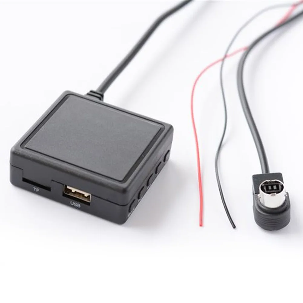 新しい Bluetooth AUX USB ケーブルアダプタオーディオマイク