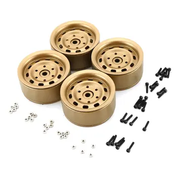 

4PCS 1.9 Inch Metal Wheel Rims For TRX4 Axial SCX10 90046 Off Road Monster Truck RC Crawler Car Upgrade Parts