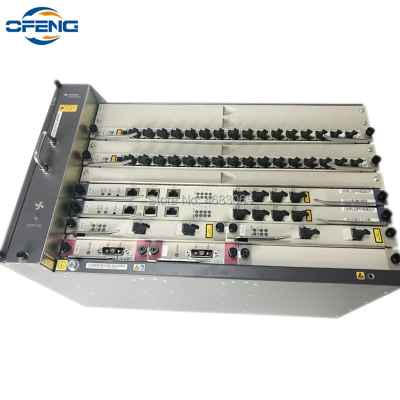 Huawei MA5683T GPON OLT 2x SCUN+ 2x PRTE+ 2x X2CS+ 3 шт 16 портов GPON GPFD C++ сервисная плата