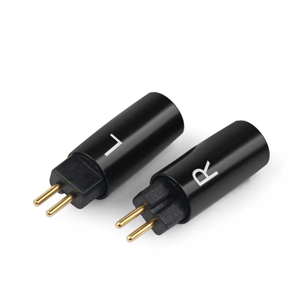 4Pair 0 78mm Earphone Pin For UM3X W4R UE18 Headphone Audio Jack Gold Plated Aluminum Alloy Shell Adapter Wire Connector