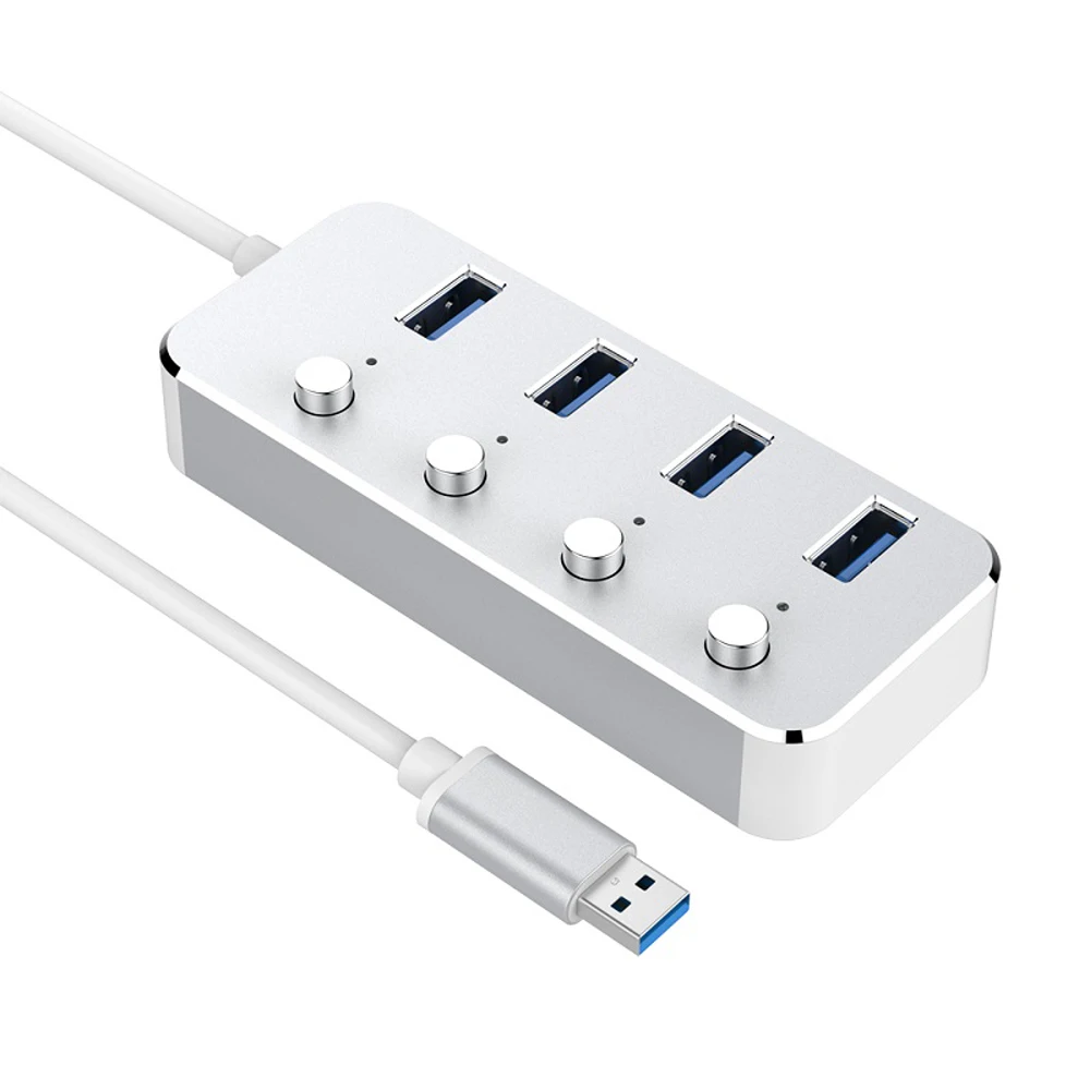

S SKYEE 4 Port USB3.0 Type-C Fast Charging Transfer HUB Adapter Splitter For iPhone X XS Huawei P30 Pro Xiaomi 9 Tablet Keyboarb