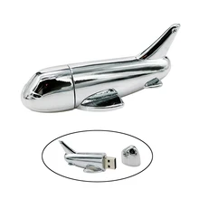 В форме самолета USB диск 16 ГБ 32 ГБ 256 ГБ 8 ГБ 64 Гб 128 ГБ флеш-накопитель Металлический Воздушный самолет флешка