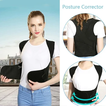 

Posture Corrector Brace Back Shoulder Support Belt Clavicle Support Back Trainer Correction Humpback For Adult Children