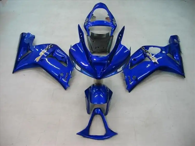 ABS Полный Обтекатель подходит для Kawasaki ZX6R 2003 2004 Мотоцикл Обтекатели ZX-6R 03 04 Ninja 636 комплект кузова синий