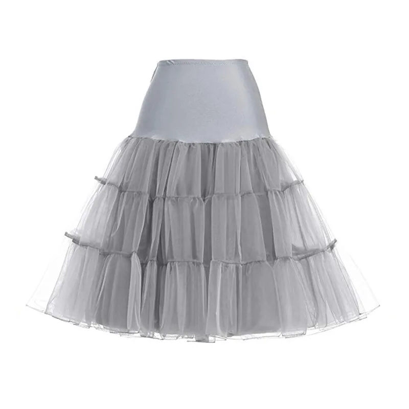 

65cm Fluffy Solid Color Tutu Skirts Gauze Princess Mesh Underskirt Boneless Petticoat Adult Dancing Tutus Wedding Pettiskirt