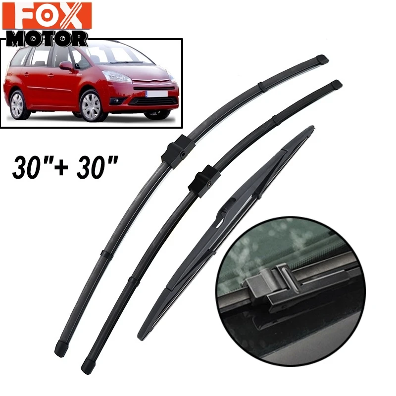 XUKEY 30" 14" Front Rear Window Windscreen Wiper Blades Set Kit For Citroen C4 Grand Picasso / 2006 2007 2008 | Автомобили и