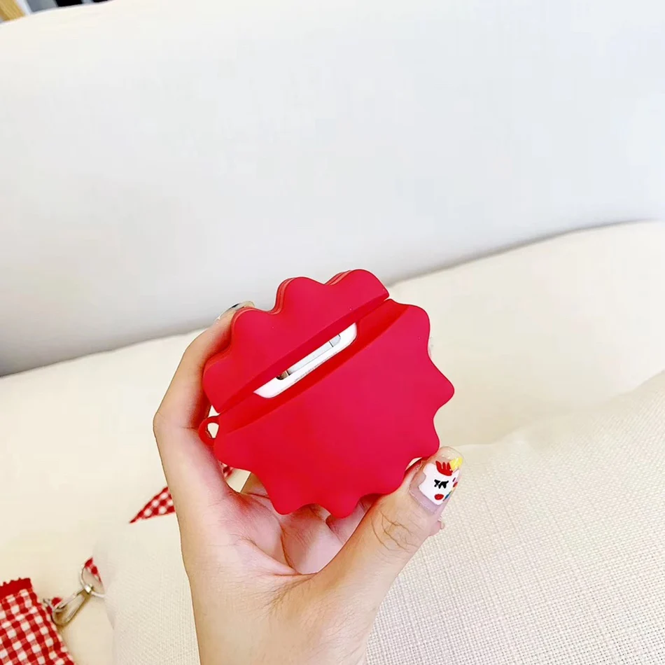 Чехол для наушников с 3D динозавром для Airpods 2, чехол с милыми покров на ягодицы для Apple Air pods, чехол, силиконовые наушники с собаками, рыбками, аксессуары, коробка