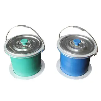

Collapsible Silicone Pot Stainless Steel Folding Pot Kitchen Tool for Camping