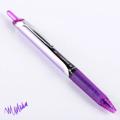 Pilot V5 RT Hi-Tecpoint Ручка-роллер 0,5 мм BXRT-V5 12 цветов на выбор канцелярские принадлежности для офиса и школы 1 шт - Цвет: purple 1Pcs