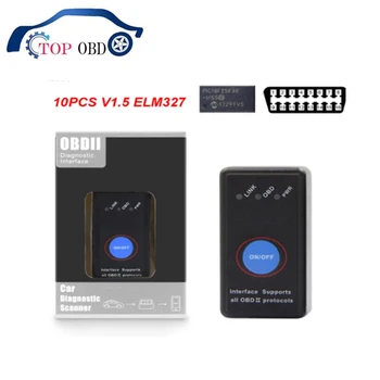 10 шт. ELM327 V1.5 OBD2 WIFI Bluetooth Поддержка iOS Android elm 327 obd 2 Диагностика автомобиля EOBD Wi-Fi obd2 сканер автомобиля 10 шт. ELM327 V1.5 OBD2 WIFI Bluetooth Поддержка iOS Android elm 327 obd 2 Диагностика автомобиля EOBD Wi-Fi obd2 сканер автомобиля