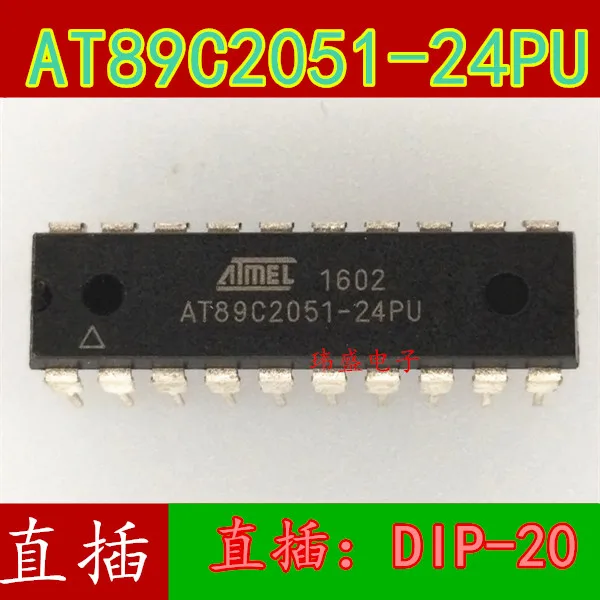10 шт./лот AT89C2051-24PU DIP-20