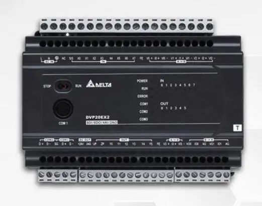 DVP20EX200T EX2 series узловой новый оригинальный PLC 100-240VAC 8DI 6DO выходной транзистор |