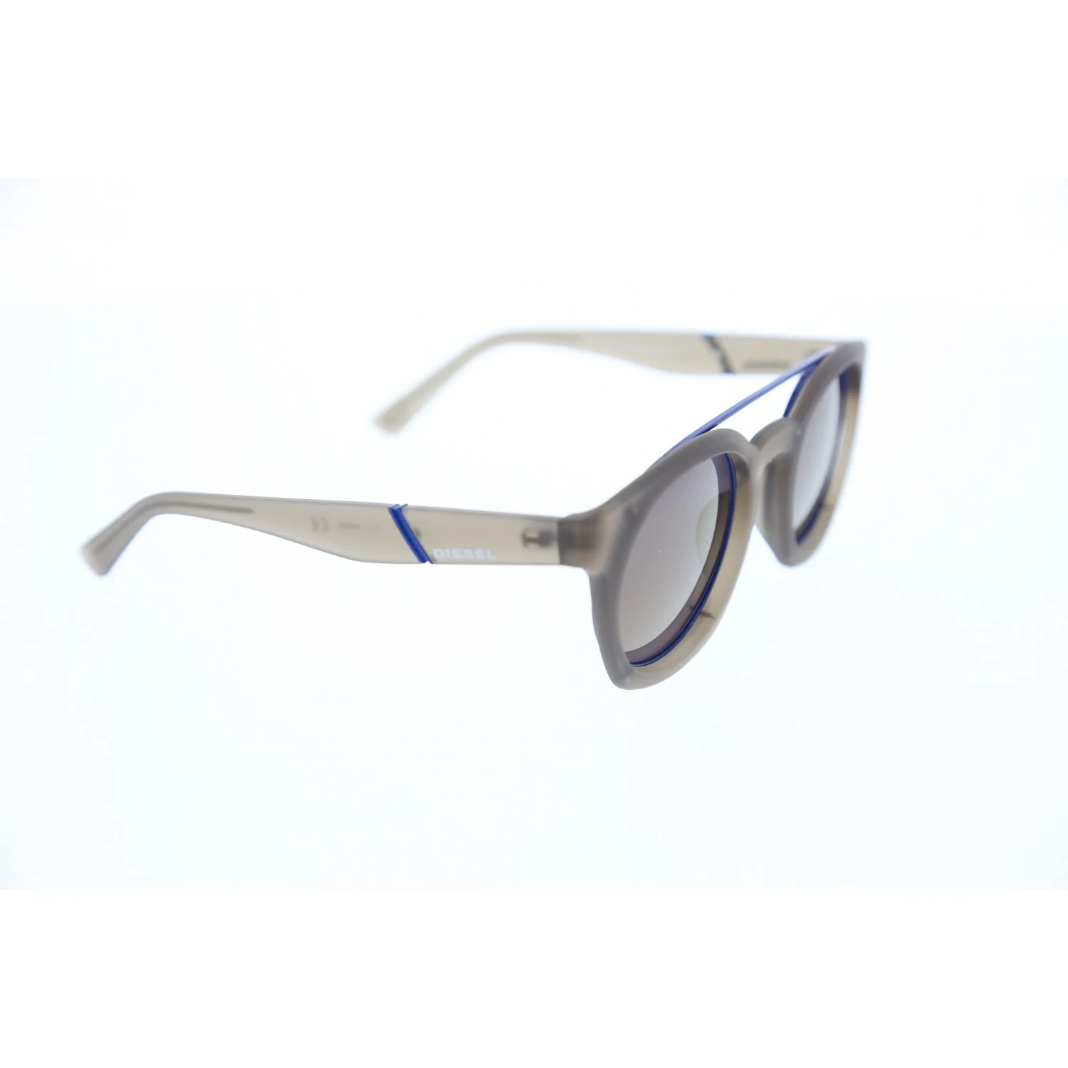 

Unisex sunglasses dl 0251 45c bone smoked organic oval aval 49-23-140 diesel