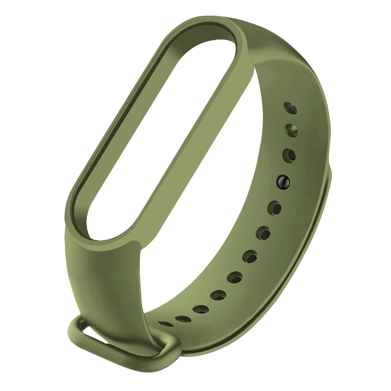 Strap For Xiaomi Mi Band 5 6 Replacement Strap Soft Silicone Smart Band Bracelet Wristband Colorful Wrist Straps For Mi Band 5 6