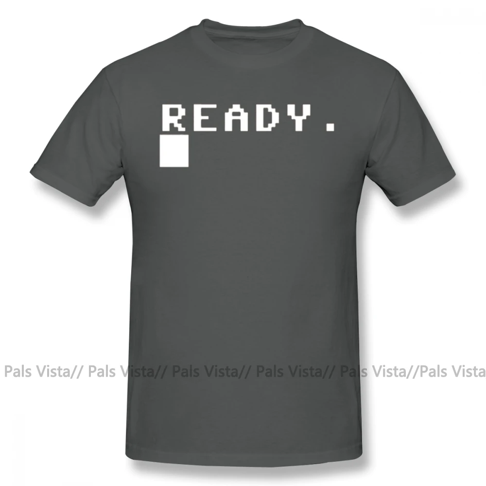 C64 футболка C64 Ретро футболка хлопок короткий рукав футболка плюс размер забавная графическая Мужская Пляжная футболка