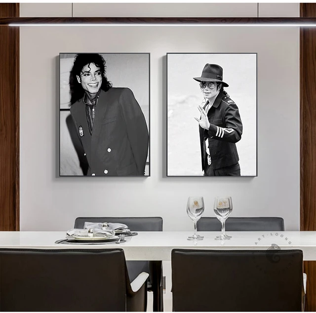 Michael Jackson モノクロポスター フレーム付き H3e6be1ef9ddd4deaa1502f90b87ac