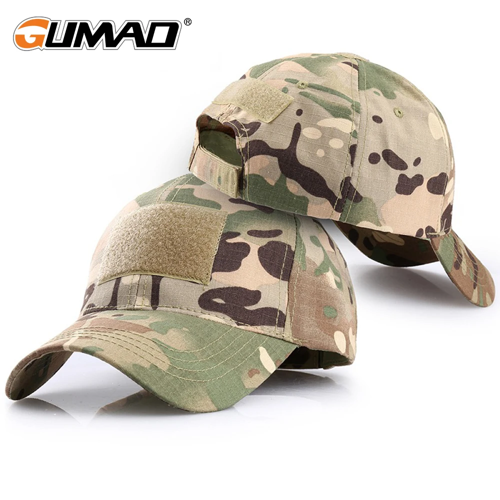 Precio reducido Gorro ajustable de camuflaje Multicam para exteriores, malla táctica militar, Airsoft, pesca, caza, senderismo, baloncesto, Snapback LZyNwWQR