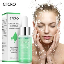 EFERO ירוק תה סרום תיקון מהות לחות פנים סרום הלבנת טיפוח עור חומצה היאלורונית פנים קרם אקנה טיפול(China)