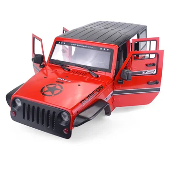 

Unassembled 12.3Inch 31m Wheelbase Body Car Shell for 1/10 RC Crawler Axial SCX10 & SCX10 II 90046/47 Wrangler,Red