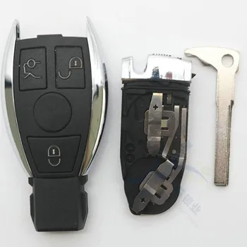 

DAKATU 3 button Smart car key shell remote key fob case For Benz W203 W210 W211 AMG W204 C E S CLS CLK CLA SLK Smart Key Shell