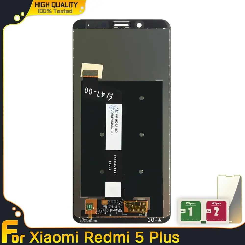 

LCD Display For Xiaomi Redmi 5 Plus LCDs Display Touch Screen Digitizer Assembly 100% Tested Working Replacement Parts