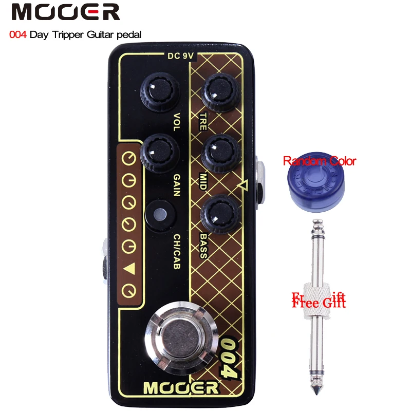 

3 band EQ effect pedal 2 different modesMooer Micro Digital Preamp 004 Day Tripper High quality dual channel preamp