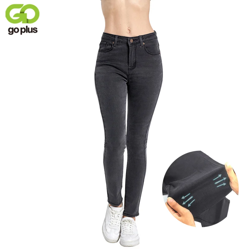 Vente Jean taille haute Femme jean moulant Femme grande taille noir maman jean Femme crayon pantalon en jean Vaqueros Mujer Spodnie Damskie