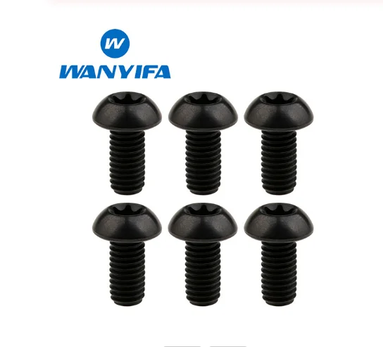 Титановые винты для велосипеда waniifa Ti, запчасти для велосипеда Ti Torx T25 M5x10mm, болты 5 класса