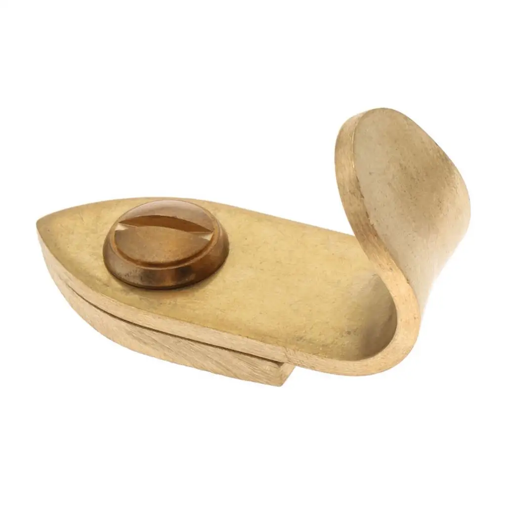 Right Hand Sax Thumbrest Saxophone Thumb Rest Hook Holder Parts -Golden