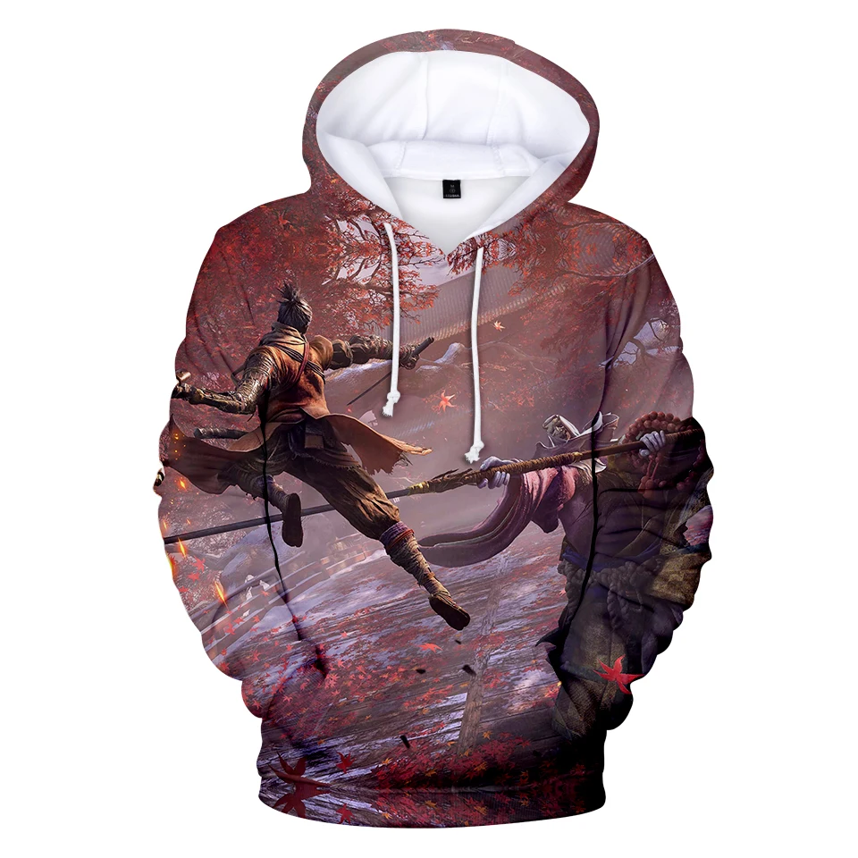 Sekiro Shadow Die Twice 3D толстовки для мужчин и женщин Новая мода осень зима Harajuku повседневная толстовка хип хоп 3D Толстовка Топ