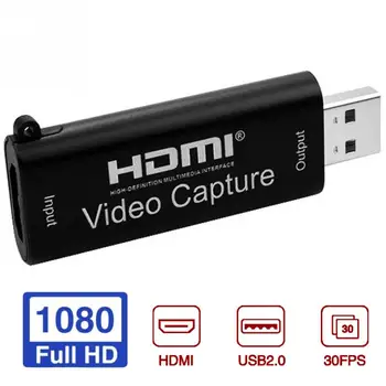 

Video Card Capture HDMI Video Capture Card Streaming VHS Board Capture USB 2.0 Cards Grabber Recorder Box fr PS4 Game DVD Camera