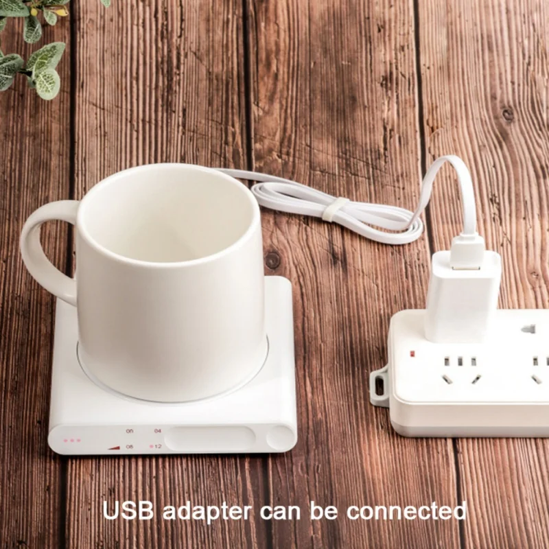 Coffee Cup Warmer for Desk Mug Warmer with Auto Shut Off 3-Level Adjustment (5)