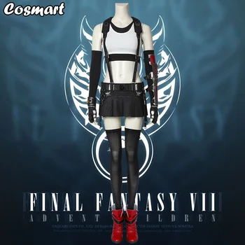 

Game Final Fantasy VII FF7 Tifa Lockhart Uniform Cosplay costume Halloween Cosplay for women any size freeship New