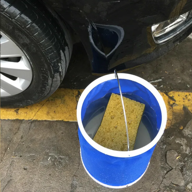 9L/13L многофункциональное напольное складное ведро для краски портативное