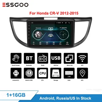 

Essgoo Android 8.1 Car Radio for Honda CRV 2012-2015 CR-V WIFI Central Multimidia Video Player GPS Navigation 2Din Auto Audio BT