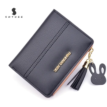 

Women Wallets Girls Short Lady Zipper Hasp Coin Purse Tassel Woman Clutch Purses Cards Holder Wallet Billfold Burse Bags Pocket