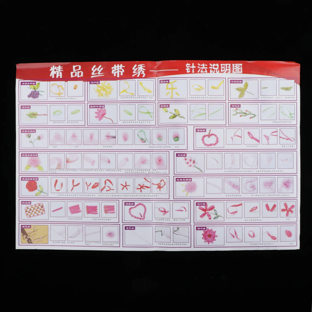 Latch Hook Kits for Kids Beginners, Ribbon Embroidery Starter Kits with Flower Pattern for Pillow Cover, Pillowcase, 45 x 45cm