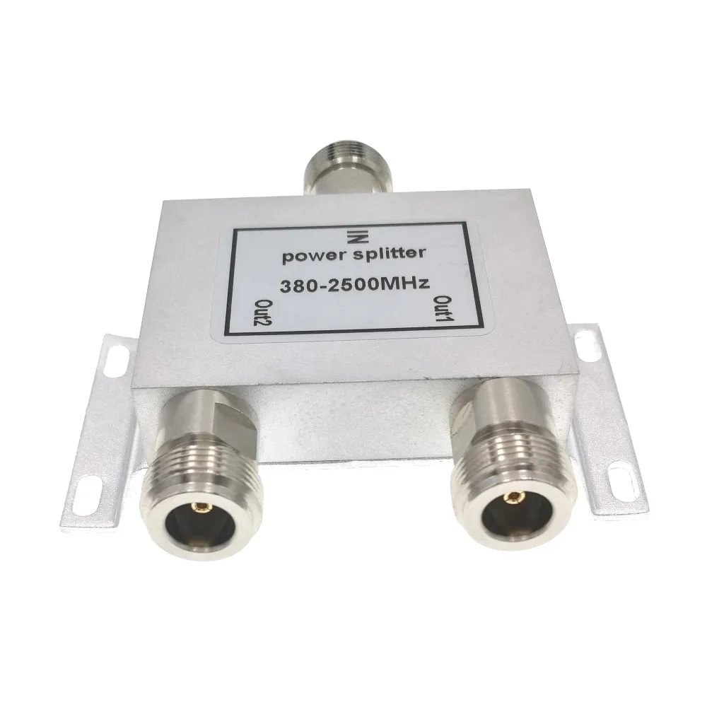 Радиочастотный коаксиальный сплиттер 380 2500 МГц N Fem Female 2 way 50 Ом|ohm system|splitter 1x2ohm plugs |