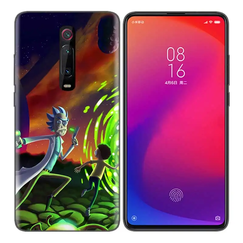 Черный мягкий силиконовый чехол-сумка для Xiaomi mi 9T CC9 Red mi 4 4X5 6 6A 7 7A Note Plus K20 Pro F1 Tampa Fall Rick and morty A - Цвет: Бежевый
