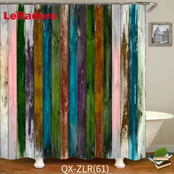 

LeRadore Customize 3D Print Shower Curtain Abstract Paint Polyester Waterproof Bathroom Fabric Shower Curtain with 12 Hooks