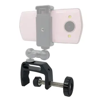 

Camera Mount Camera Clamp Aluminium Alloy C Clamp Anti-Slip Holder Photography