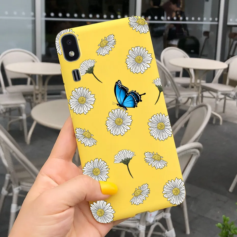Cute Soft Silicone TPU Phone Case Back Cover - Compatible with Samsung Galaxy A2 Core