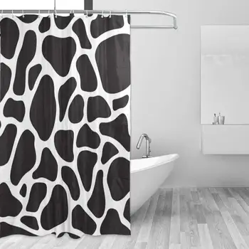 

Cozebra Giraffe Camouflage Shower Curtain Polyester for Home Bathroom Decorative Bath Curtains
