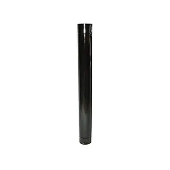 

WOLFPACK professional line 22011010 black vitrified 110mm stove tube, wood stove, chimney tube, smoke, heating