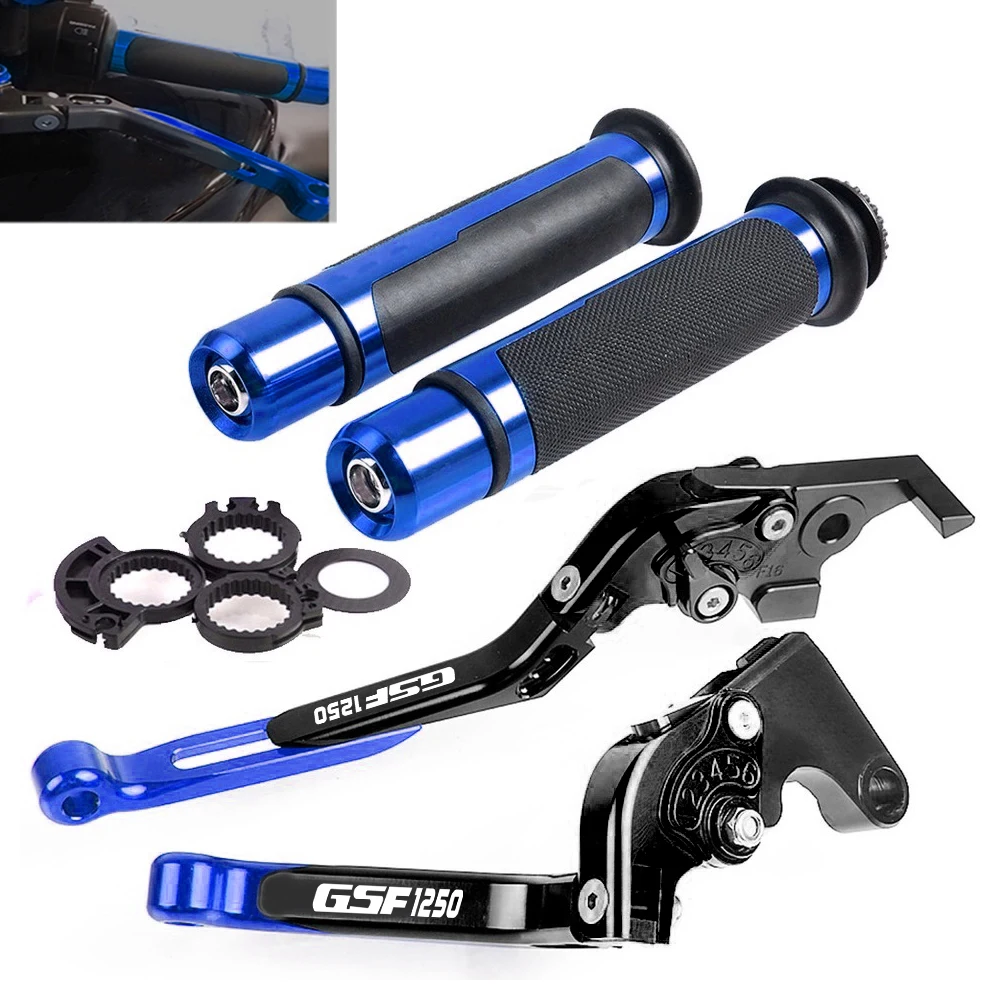 

Motorcycle Adjustable Brake Clutch Levers and Handle Grips Bar For Suzuki GSF1250 GSF 1250 BANDIT 2007 2008 2009 2010 2011-2015
