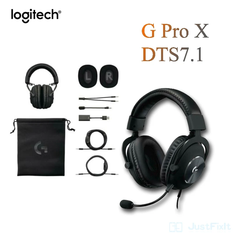 Logitech original G Pro X Проводная гарнитура с микрофоном для карт Original игровой объемный