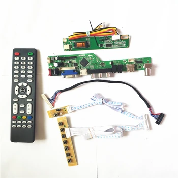 

For B154SW01 V1 V2 T.V56 controller board 1CCFL 30Pin LVDS VGA HDMI AV USB RF LCD display panel Remote+Inverter+keyboard DIY kit