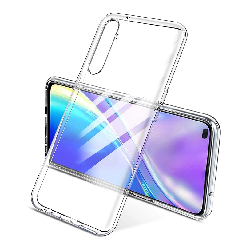 TPU ultrafino para teléfono móvil OPPO Realme 6 Pro 6S 6i versión Global funda suave transparente a prueba de golpes Realme6 6Pro